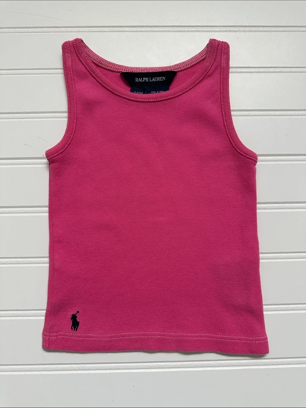Ralph Lauren Pink Tank Top Baby Girls 24M